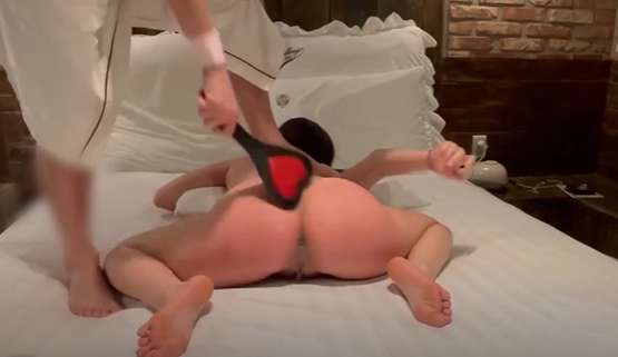 이백대 맞고 반항하는 터지기 직정 궁댕이