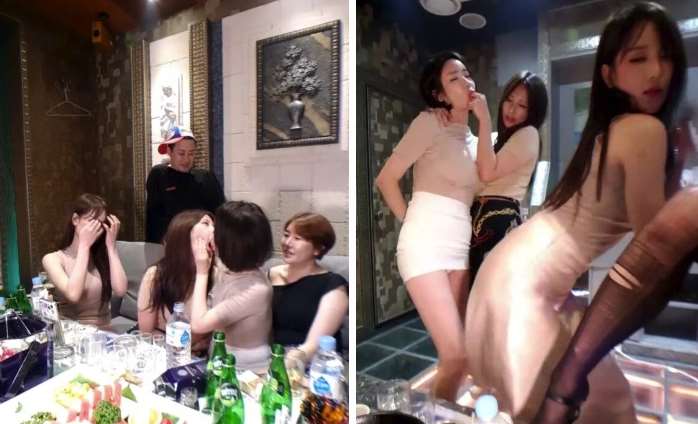 룸싸롱 아가씨들과 함께 달려보자~ 디스코~디스코~