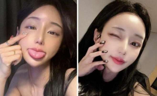 이 얼굴에 성기 달고 뒷보지로 남자들 정액뽑는 년