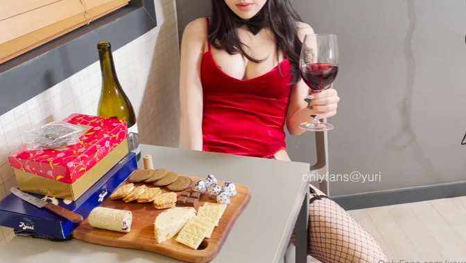 컨셉녀 유리 오늘은 와인데이~